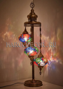 Турецкий торшер цветная мозаика арт.TM-052A