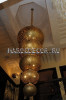Марокканская люстра 5 шаров арт.Boule-5