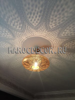 Латунный светильник из Марокко 45 см арт. Lant-93