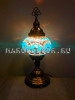 Турецкая лампа из голубой мозаики арт.ТМ-015L/2е