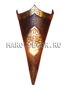 Светильник латунь для хамама Maroc-53