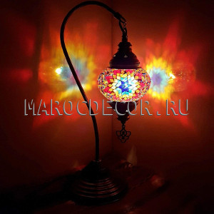 Турецкая лампа Мозаика Orange арт.SWM-125