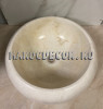 Курна в хамам из бежевого мрамора КURNA-13