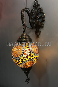 Мозаичное бра шар 15 см арт.А-3452