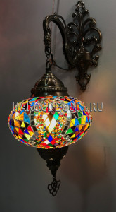 Турецкое бра Mosaic плафон арт.WM-019/2
