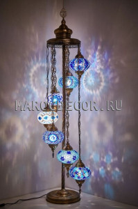 Напольный торшер Mosaic Bleu арт.FM-7/16