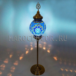 Восточный торшер Mosaic Bleu 30см арт.ML-025A