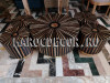 Марокканский круглый стол из дерева арт.Marrakech-981