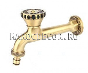 Сливной кран для хамама (насадка под шланг), латунь 21990/2 