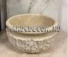 Курна мраморная в хамам Колотый край Беж КURNA-27/1