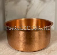 Таз медный с плоским дном Hamam-40